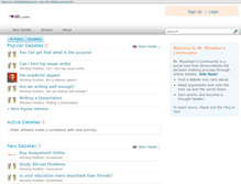 Tablet Screenshot of mrmountain.createdebate.com